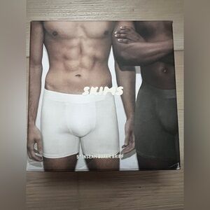 NEW Skims Stretch 5” Boxer Brief 3-Pack - Size L - Obsidian, Gunmetal, Mirror